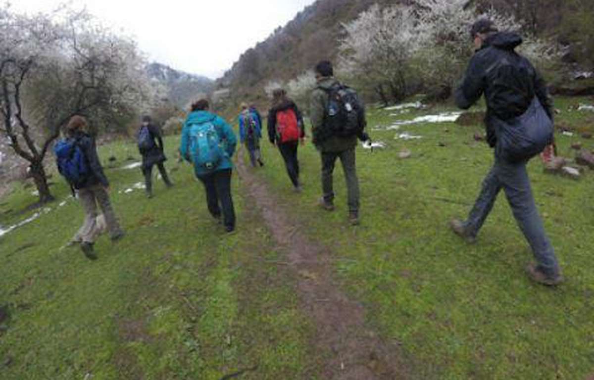 Day trip to Shirkent Dinosaur footprint!